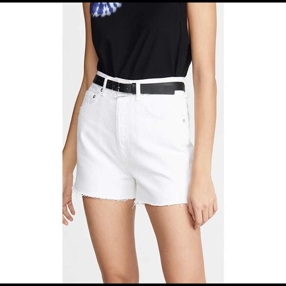 Agolde Dee Super High Rise Short - Oyster